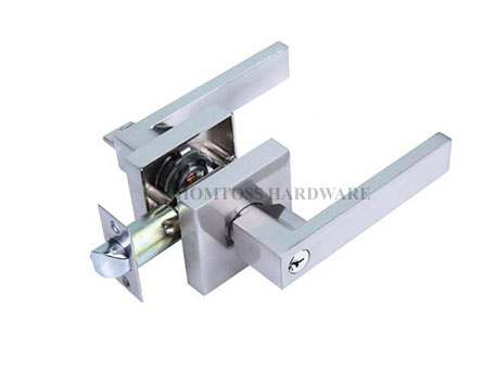 LLZ01 Square Zinc Alloy Lever Lockset