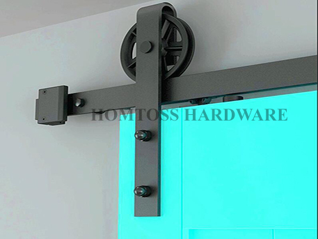 HT-B006 Normal size carbon steel barn door hardware