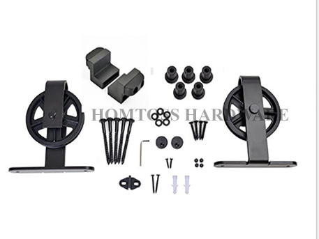 HT-B006-M2 Normal size carbon steel barn door hardware