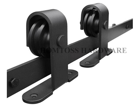 HT-B008 Normal size carbon steel barn door hardware