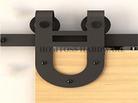 HT-B009 Normal size carbon steel barn door hardware