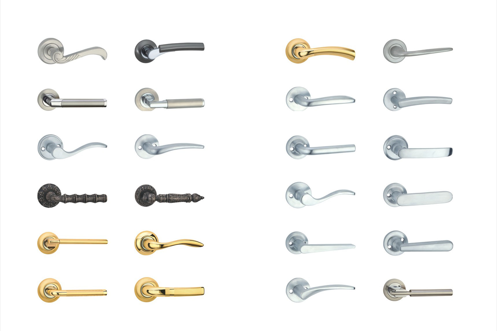 Zinc Alloy Lever on rose