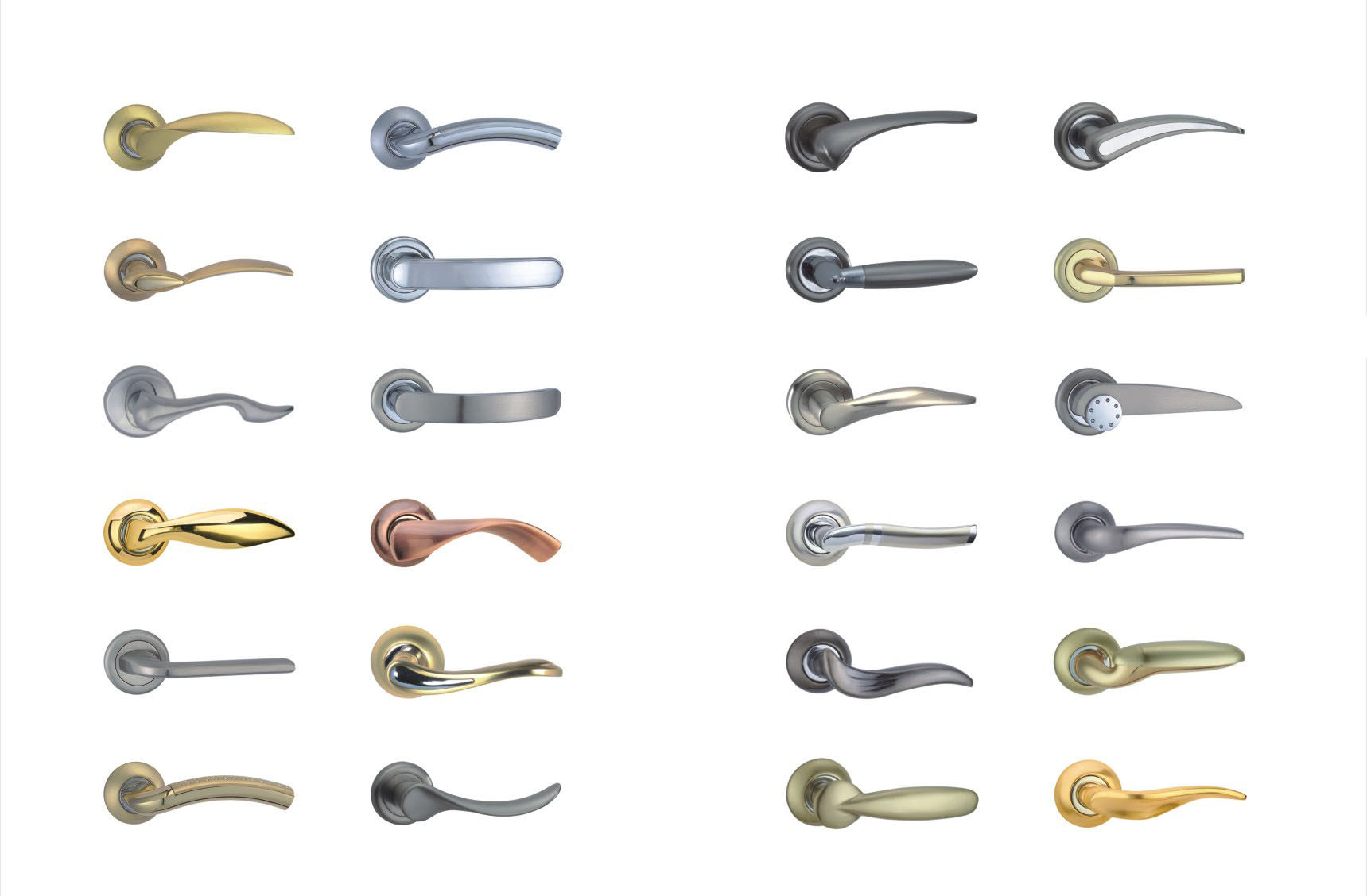 Zinc Alloy Lever on rose