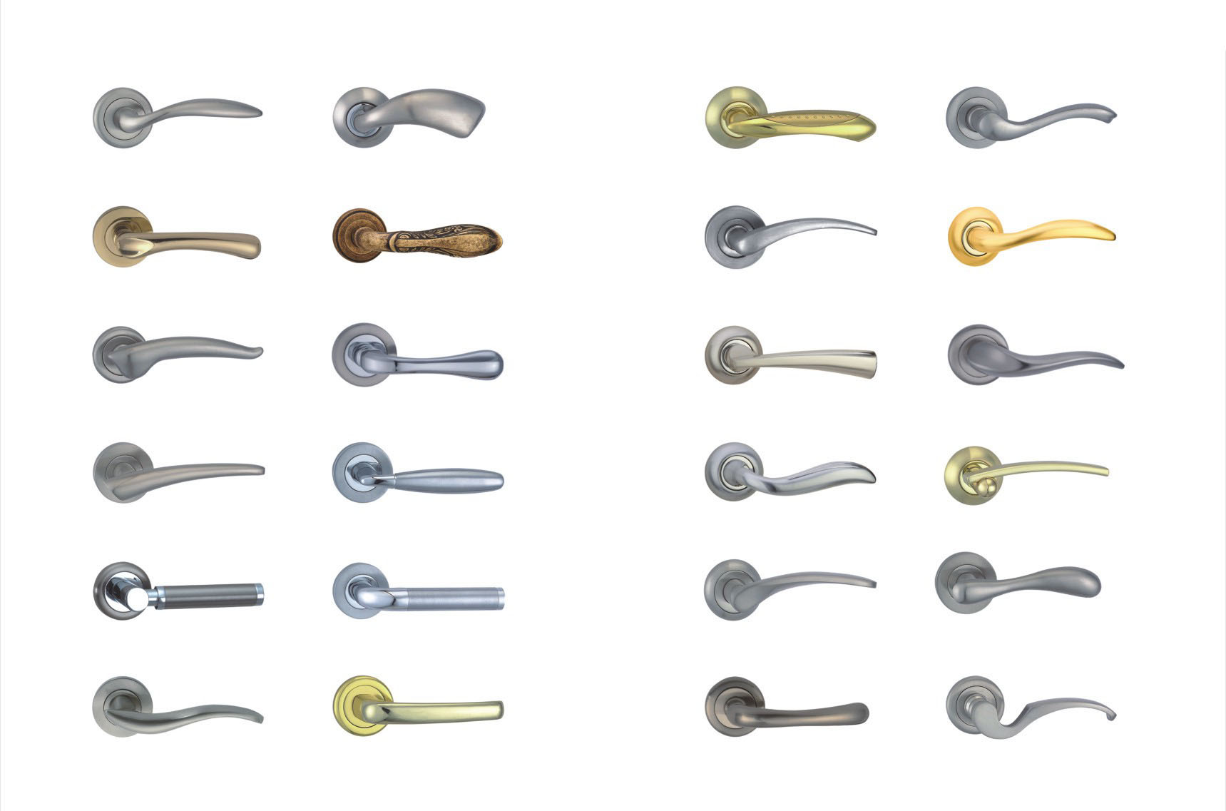 Zinc Alloy Lever on rose