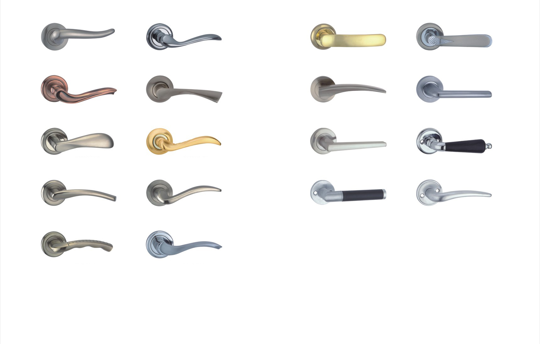 Zinc Alloy Lever on rose